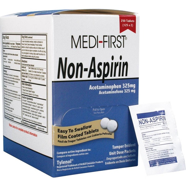 Non-Aspirin Pain Reliever, 325 mg Packets